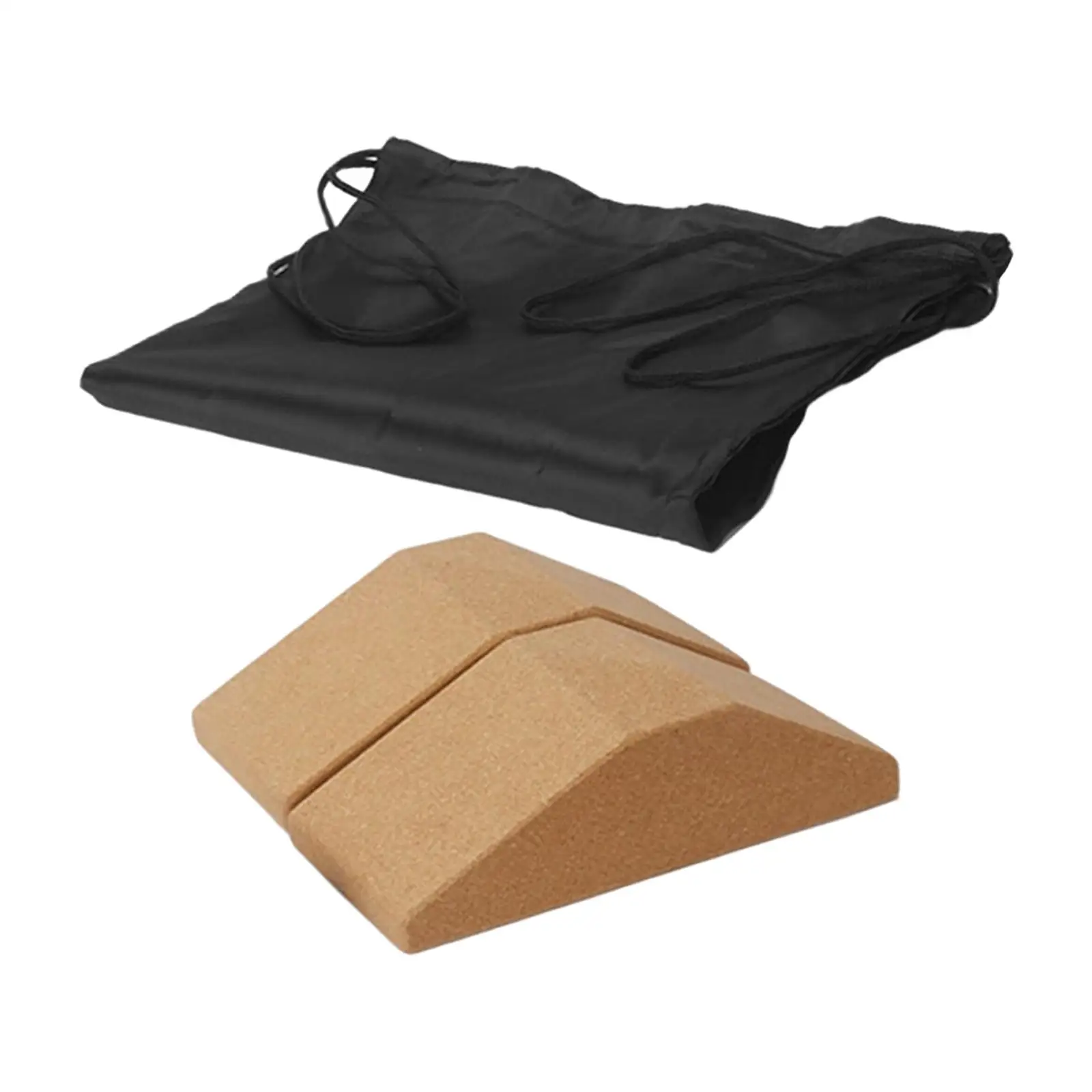 Brique yoga en liege - mystic bois noir